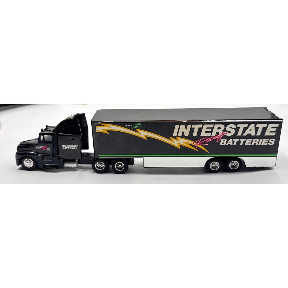 Vintage 1991 Racing Champions Dale Jarrett Interstate Batteries Semi Truck 1/64